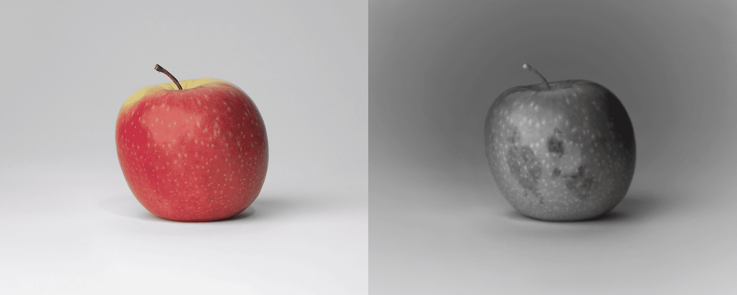 apple in IR view